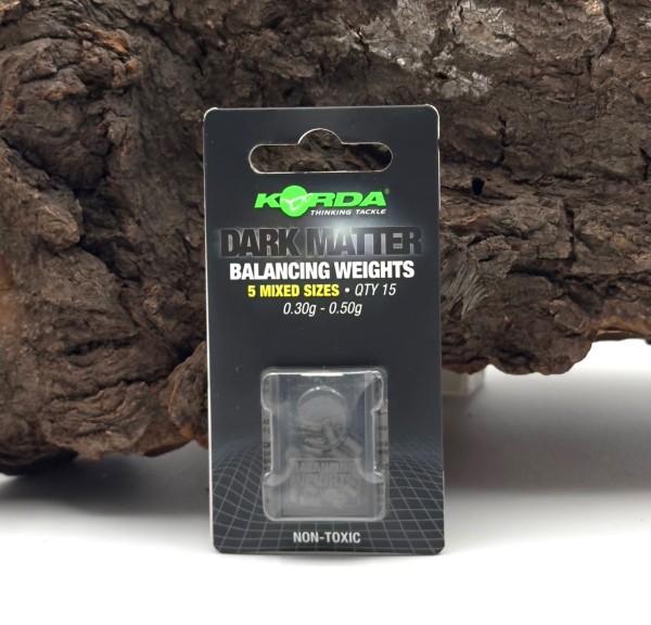 Korda Dark Matter Balancing Weights 0,30g 0,35g 0,40g 0,45g 0,50g 5 Mixed Sizes