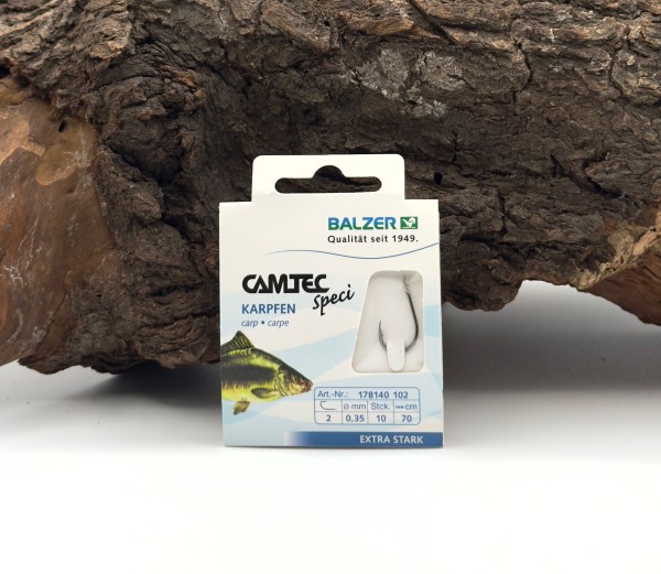 Balzer Camtec Speci Karpfen Schwarz extra stark 70cm Gr. 2 4 6 8