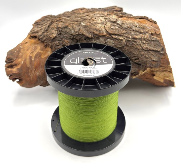 Delphin GHOST 4+1 grün 0,18mm 9,1kg je 10m geflochtene Schnur Sinkend