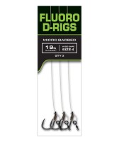 Fox Carp Ready Rigs Fluoro D-Rig 19lb 30cm Gr. 4 & 6 Micro Barbed 3 Stück Fox Carp Ready Rigs Fluoro D-Rig 19lb 30cm Gr. 4 & 6 Micro Barbed 3 Stück