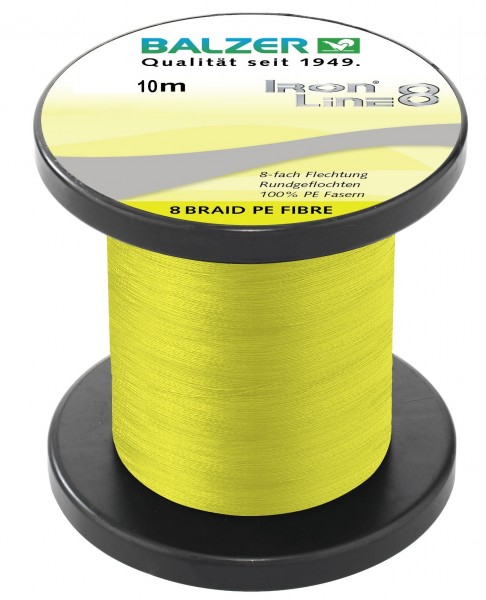 Balzer Iron Line 8 Yellow Gelb 10m