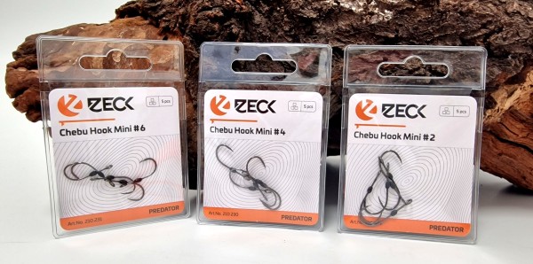 Zeck Chebu Hook Mini Gr. 2 4 6 Einzelhaken 5 Stück