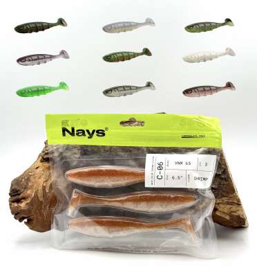Esca In Gomma Nays SPLT 80 Softbait – 20,3 Cm 30 G – 2 Pezzi – 10 Colori Coda Split V
