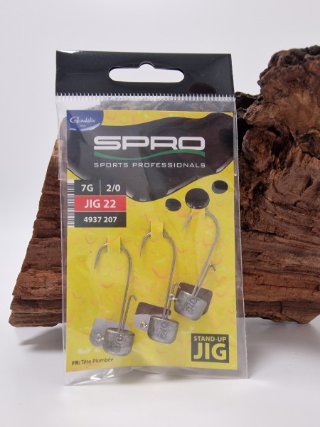 Spro Jig 22 Stand Up 2/0 3g 5g 7g 10g 3,6cm Ned Rig Head Jigheads