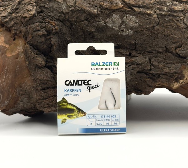 Balzer Camtec Speci Karpfen Schwarz 70cm Gr. 2 4 6 8 SALE