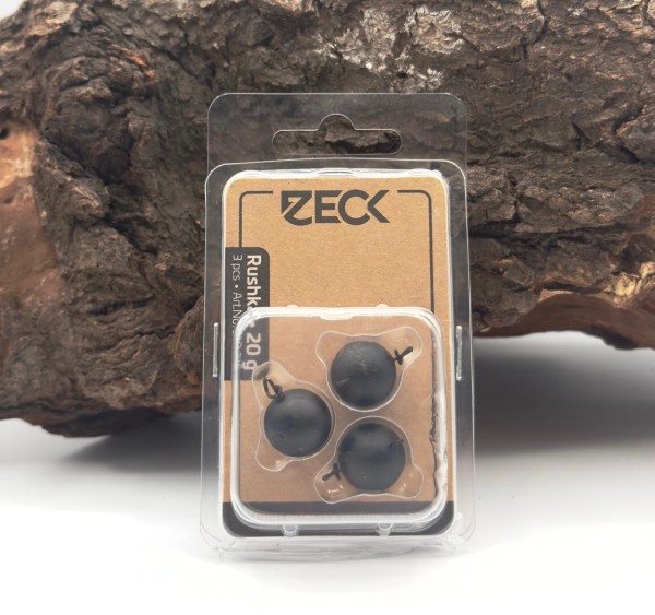 Zeck Rushka Snaps Wechsel-Kopf Blei Gewichte 3g-20g 3er Pack