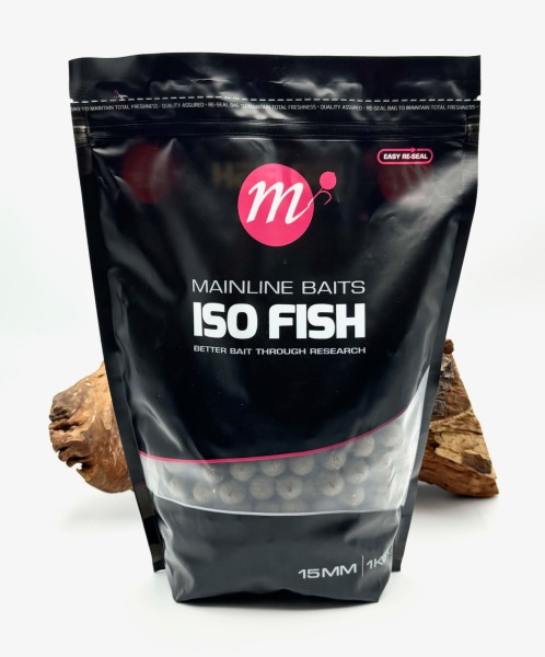 Mainline ISO Fish Boilies 10mm 15mm 20mm 1kg