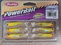 Berkley Powerbait GOTAM SHAD 2IN - Chatreuse 6 Stück ABVERKAUF