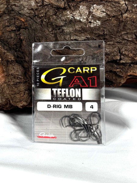 Gamakatsu G-Carp A1 D-Rig MB Hook 4 6 8 Teflon Coating 10 Stück SALE