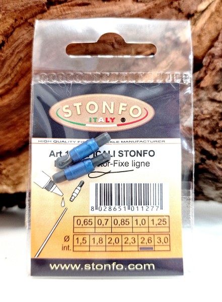 Jenzi Stonfo made in Italy 2 Stück Ø 2,6mm Stipprutenaufsatz