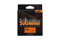 Fox Submerge High Visual Sinking Braid 0,25mm 45lb/20,4kg 300m 600m Orange
