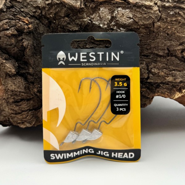 Westin Swimming Jig Head Lead Jigköpfe #1/0 3,5g 5g 7g 10g Wide Gape