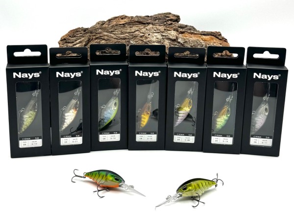 Nays CRNK 50 DR 50mm 7,4g Crankbait 11 Farben