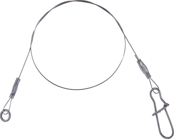 Balzer Shirasu Titanium Stahlvorfach mit Solid Ring & Snap 4 Größen