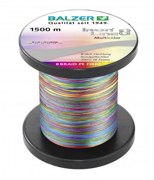 Balzer Iron Line 8x Multicolor 0,10mm 10m