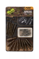 Fox Edges Camo Power Grip Lead Clip Kit Sz 7 Fox Edges Camo Power Grip Lead Clip Kit Sz 7