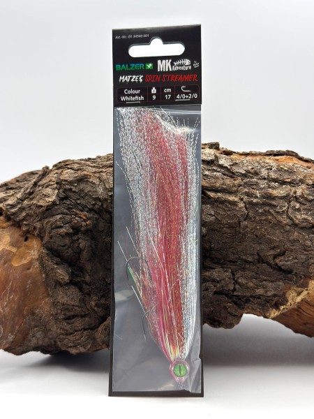 Balzer Matze Koch Spin Streamer Hechtköder 17cm 9g #4/0 + 2/0 Trailer Hook