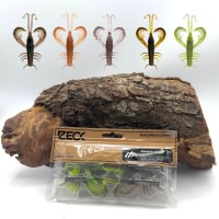 Zeck BA Edward 6cm 4,3g 4 Stück 5 Farben Gummiköder von Johannes Dietel Zeck BA Edward 6cm 4,3g 4 Stück 5 Farben Gummiköder von Johannes Dietel