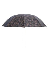 Fox 60 Inch Camo Brolly Anglerschirm Camo mit Fiberglasstange