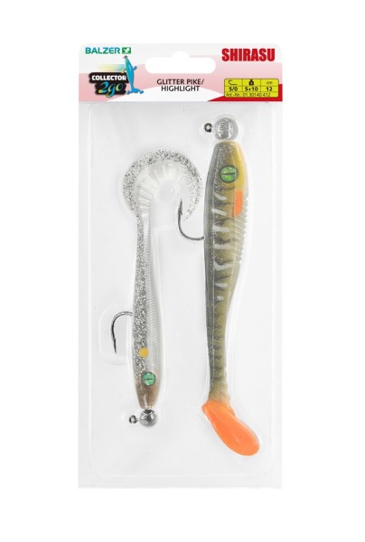 Balzer Shirasu Collector 2go Set Glitter Pike Highlight 12 & 15 cm
