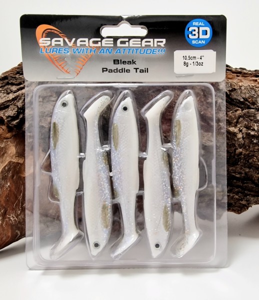 Savage Gear LB 3D Bleak Paddle Tail 10,5cm 8g 4 Farben ABVERKAUF