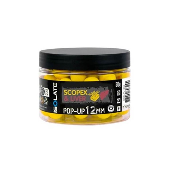 Shimano Bait Isolate Pop-Up Scopex Liver 12mm 50g color Yellow
