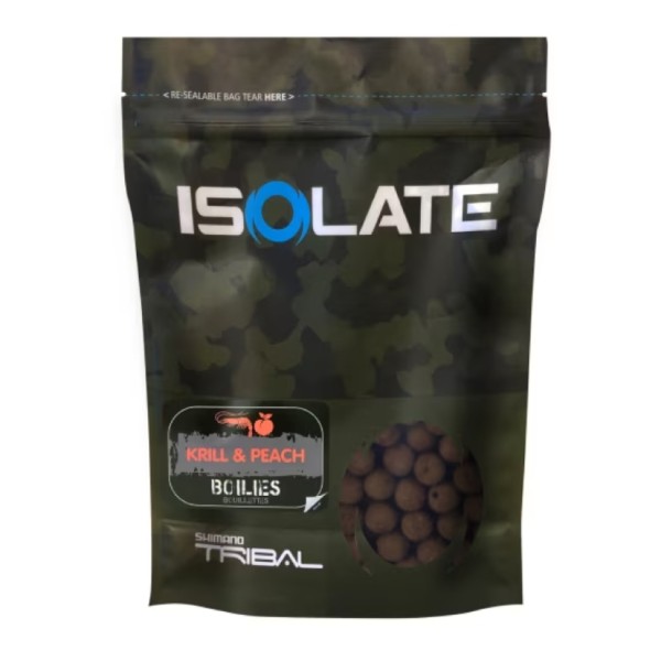 Shimano Isolate Boilies Krill Peach 10mm 15mm 18mm 20mm 24mm - 1kg