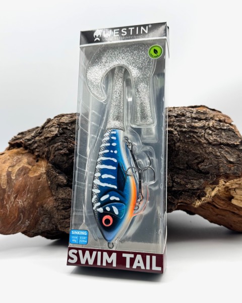 Westin Swim Tail Hybrid 12cm 68g Sinking 2 Tails 8 Farben