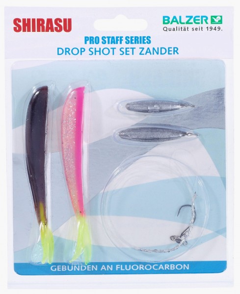 Balzer Pro Staff Series Drop Shot Set Zander 10cm 2 Farben
