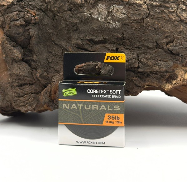 Fox EDGES Naturals Coretex Soft 35lb 15,8kg 20m SALE