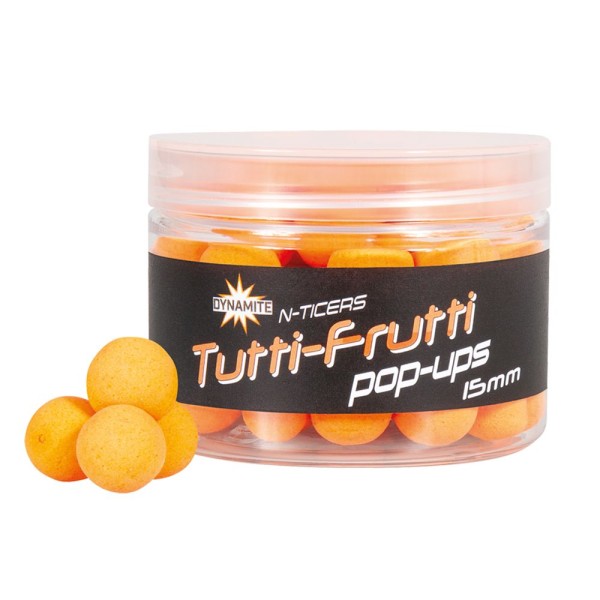 Dynamite Baits N-Ticers Pop-Ups 15mm – 40g Dose Spezial-Hakenköder