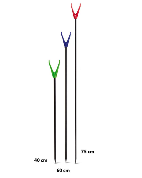 Saenger Fiberglas V Rutenhalter 40cm 60cm 75cm