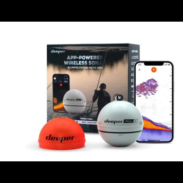 Deeper Chirp+ 2.0 Artic Grey Limited Edition Wireless Sonar Fishfinder