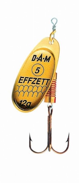 DAM Effzett Standard Spinner 6g 13 Farben Silber Gold Kupfer Reflex Black Red Dot usw.
