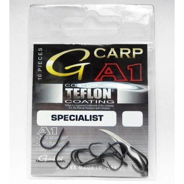 Gamakatsu G-Carp A1 Specialist Hook 4 6 Teflon Coating 10 Stück SALE
