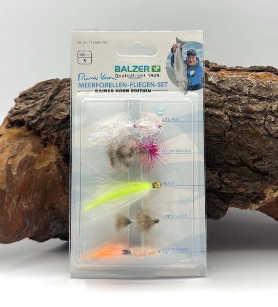 Balzer Rainer Korn Edition Meerforellen Fliegenset 5 Streamer