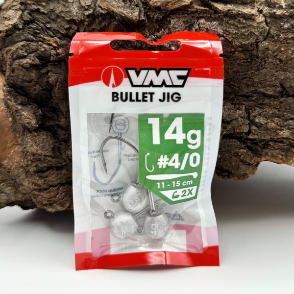 VMC Bullet Jig Haken #4/0 10g 12g 14g 18g 20g 24g 28g