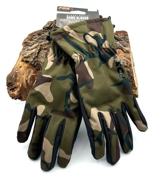 FOX Camo Gloves Wasserabweisende Handschuhe Größe M L XL