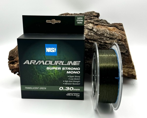 Nash Armourline Super Strong Mono Translucent Green Karpfenschnur 1000m