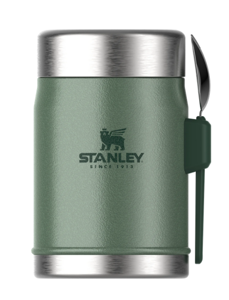 Stanley The Classic Legendary Food Jar 0,40 Liter Hammertone Green Essensbehälter