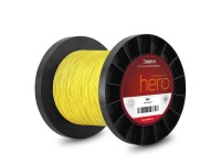 Delphin HERO 4 Fluo gelb 0,30mm 20,4kg je 10m geflochtene Schnur