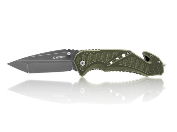 Delphin SCARP Klappmesser Outdoor Messer mit Glasbrecher & Seilschneider