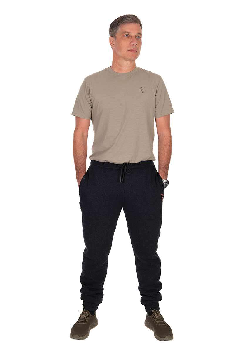 Fox Collection Sherpa Jogger Black Orange Jogginghose S M L XL 2XL 3XL Der Angler