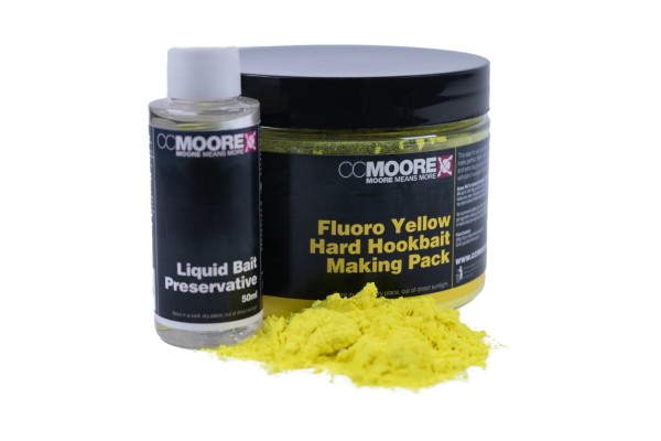 CCmoore Fluoro Yellow Hard Hookbait Making Pack