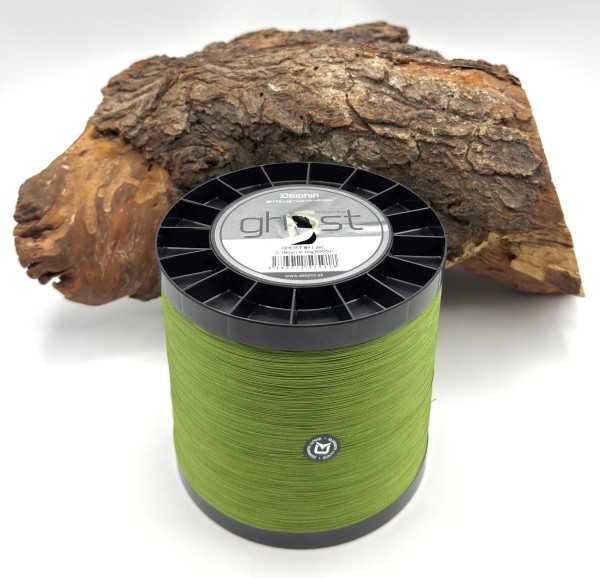 Delphin GHOST 8+1 grün 0,18mm 9,1kg je 10m geflochtene Karpfenschnur sinkend