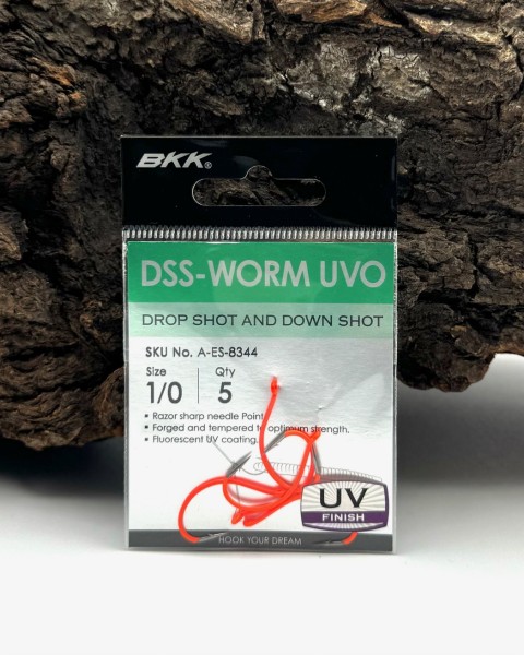 BKK DSS-Worm UVO Dropshot & Split Shot Haken