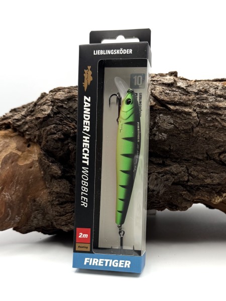 Lieblingsköder Zander/Hecht-Wobbler 10cm 15,5g 2m Tauchtiefe Floating 16 Farben