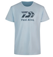 DAIWA D-VEC T-Shirt Trout Light Blue Kurzarm-Shirt M L XL XXL