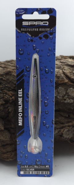 Spro Mefo Inline Eel 95mm 16g 6 Farben Meerforellenblinker Zink