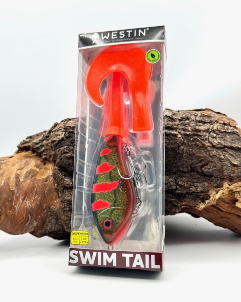 Westin Swim Tail Hybrid 12cm 62g Suspending 2 Tails 8 Farben